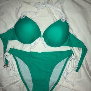 Brand new teal/green bikini bathing suit